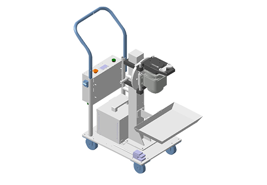 Mobile electrode cap grinding machine