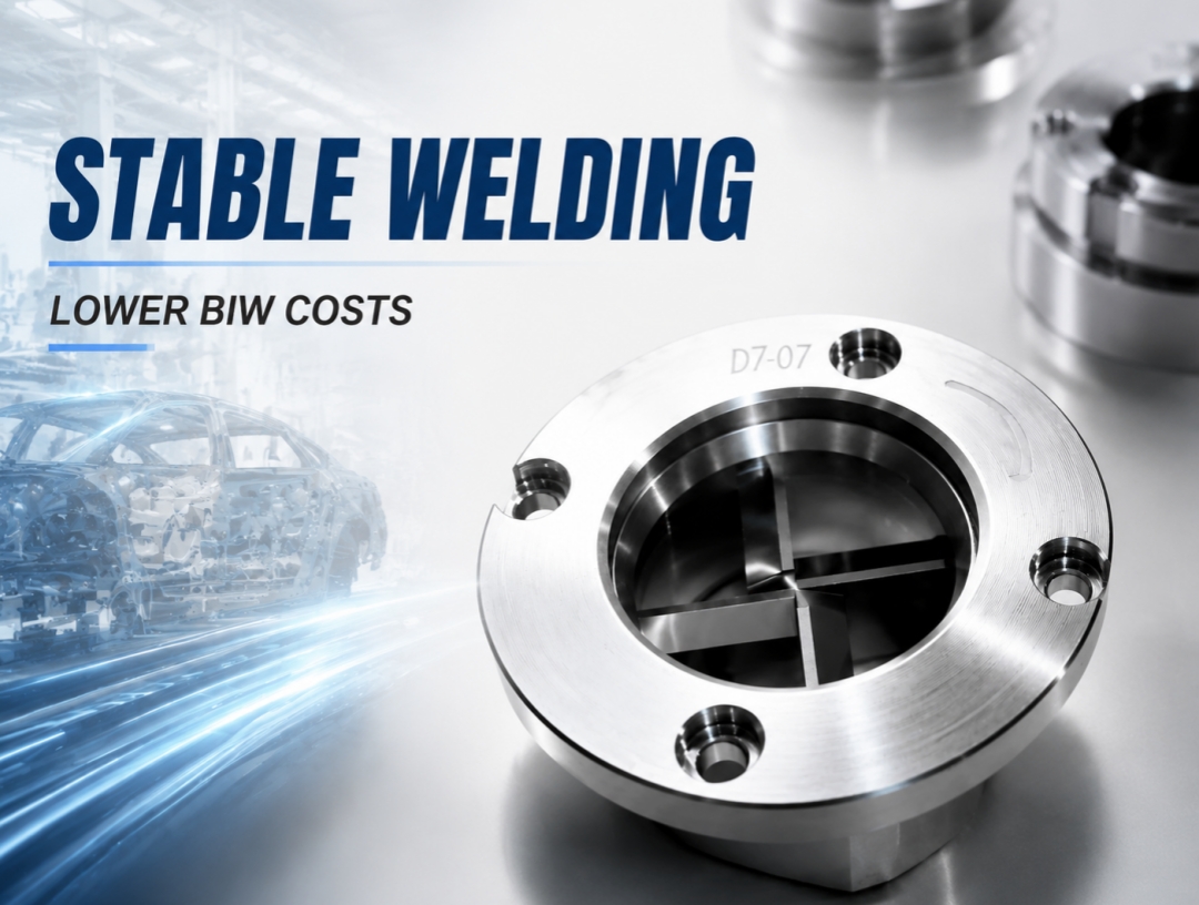 How Hongbai Electrode Cap Dressing Blades Improve Welding Stability and Reduce BIW Production Costs