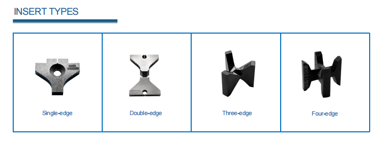 single double triple four edge electrode dressing cutter comparison