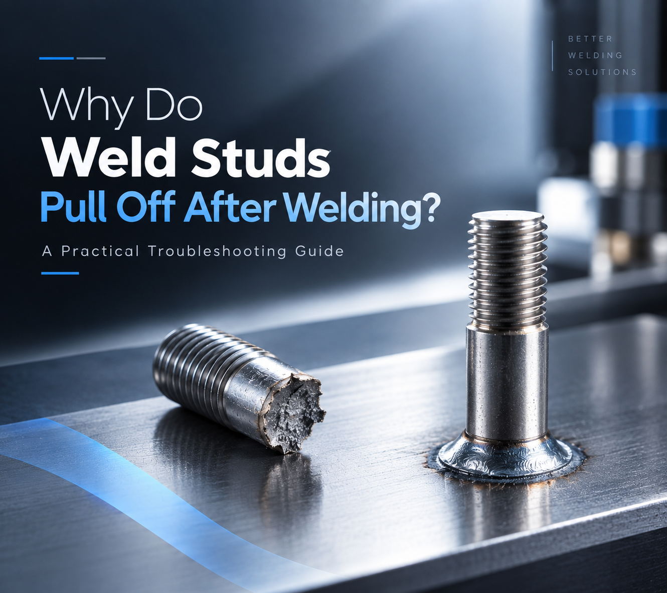 Why Do Weld Studs Pull Off After Welding? A Practical Troubleshooting Guide