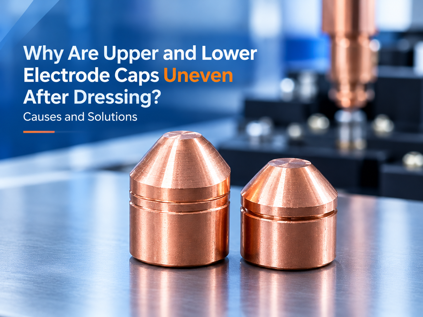 Why Are Upper and Lower Electrode Caps Uneven After Dressing? Causes and Solutions